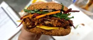 Glo Health BBQ Banana Skin Burger Lunch on the Go